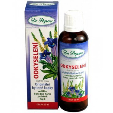 Dr.Popov: Tinktura Odkyselní 50ml