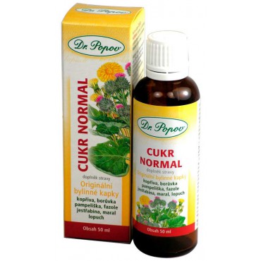Dr.Popov: Tinktura Cukr normal 50ml