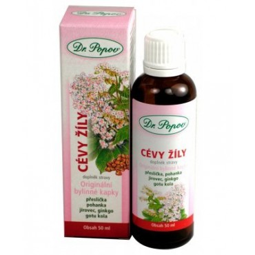 Dr.Popov: Tinktura Cévy žíly 50ml