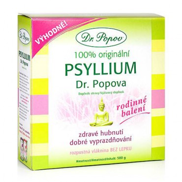 Dr.Popov: Vláknina Psyllium vánoční balení 500g