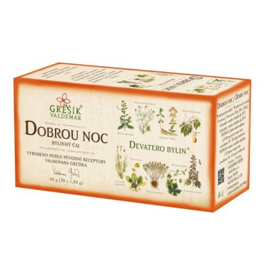 Devatero bylin: Čaj Dobrou noc 30x1,5g