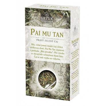 Grešík: Pai Mu Tan Bílá pivoňka čaj 50g