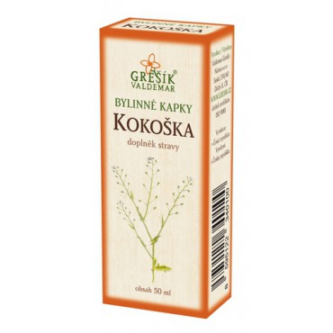 Grešík: Kokoška kapky 50ml