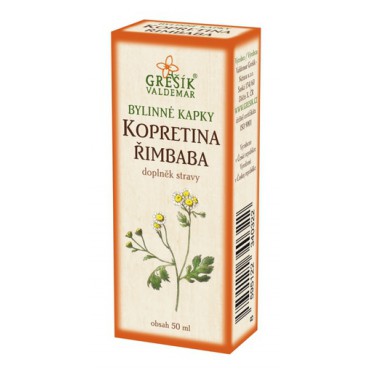 Grešík: Kopretina řimbaba kapky 50ml