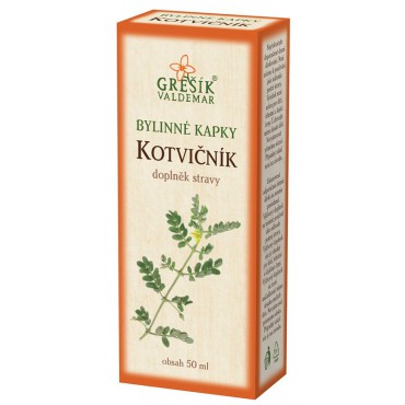 Grešík: Kotvičník kapky 50ml