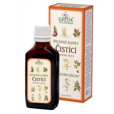 Grešík: Čistící kapky 50ml