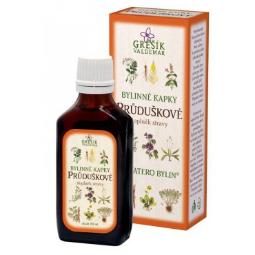 Grešík: Průduškové kapky 50ml