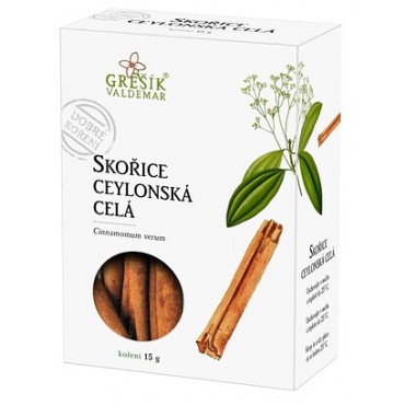 Grešík: Skořice ceylonská celá 15g