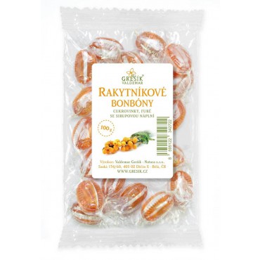 Grešík: Rakytníkové bonbóny 100g