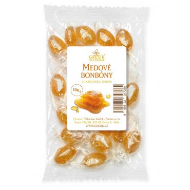 Grešík: Medové  bonbóny 100g