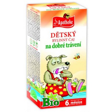 Apotheke: Dětský čaj na dobré trávení BIO 20x1,5g