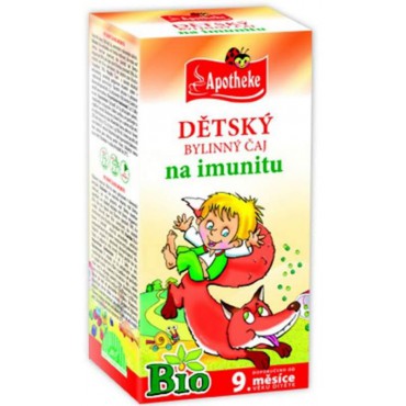 Apotheke: Dětský čaj na imunitu BIO 20x1,5g