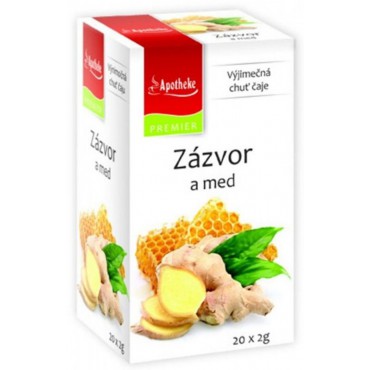 Apotheke: Ovocný čaj Zázvor a med 20x2g