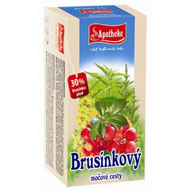 Apotheke: Brusinkový čaj na močové cesty 20x1,5g