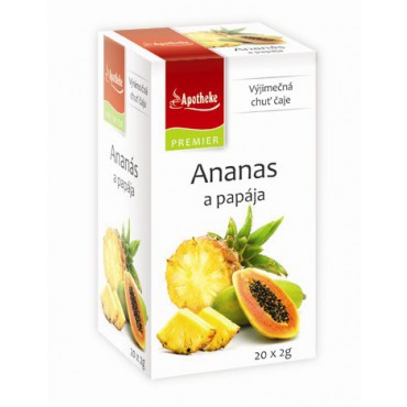 Apotheke: Ananas a papája 20x2g