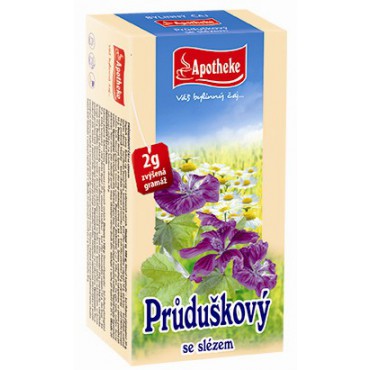 Apotheke: Průduškový čaj se slézem 20x2g