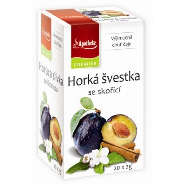 Apotheke: Horká švestka se skořicí 20x2g