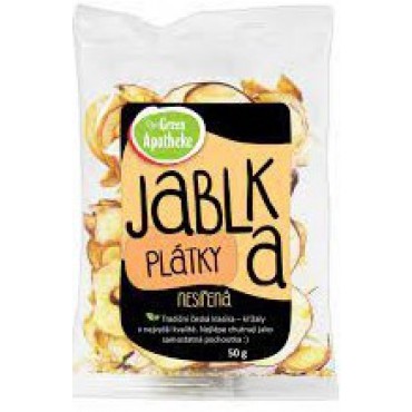 Apotheke: Sušená jablka plátky nesířené 50g