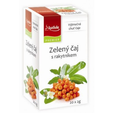 Apotheke: Zelený čaj s rakytníkem 20x2g