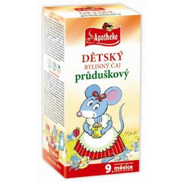 Apotheke: Dětský čaj průduškový BIO 20x1,5g