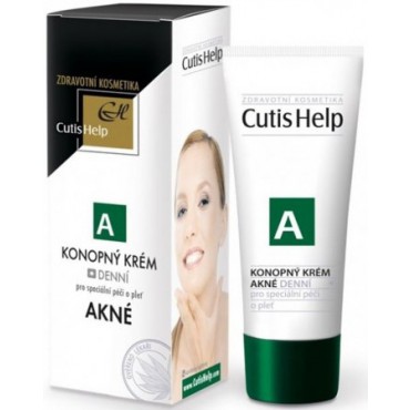 CutisHelp: Konopný krém denní Akné 30ml