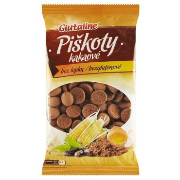 Glutaline: Piškoty kakaové bez lepku 120g
