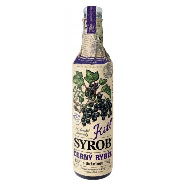 Kitl: Syrob černý rybíz s dužninou 500ml