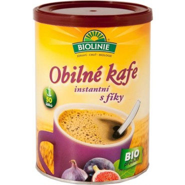 Biolinie: Obilné kafe instantní s fíky BIO 100g