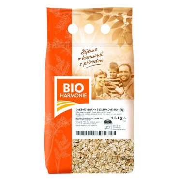 Ovesné vločky bezlepkové BIO 1,6 kg