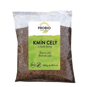 Kmín celý z české farmy BIO 200g