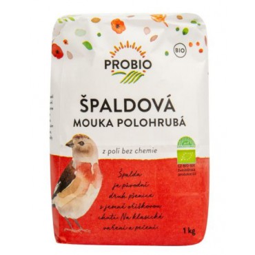 Mouka špaldová polohrubá BIO 1kg