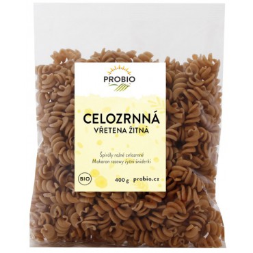 Žitná vřetena celozrnná BIO 400g