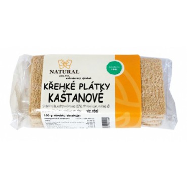 Křehké plátky kaštanové 42g