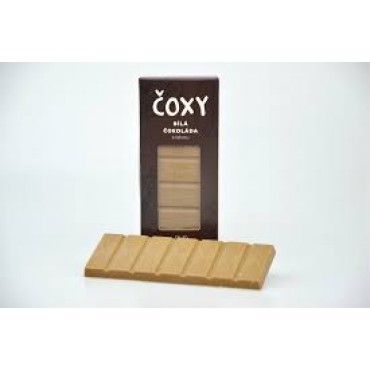 Čokoláda bílá s kávou a xylitolem 50g