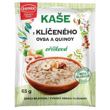 Kaše z klíčeného ovsa a quinoy, oříšková 65g