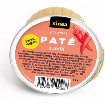 sinea: Gourmet Paté s chilli 50g