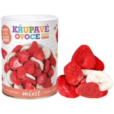 Mixit Křupavé ovoce banán & jahoda 80g