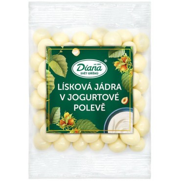 Lísková jádra v jogurtové polevě 100g