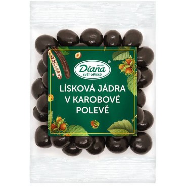 Lísková jádra v karobové polevě 100g