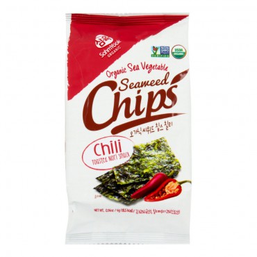 Mořské řasy Nori pražené s příchutí chilli 4g