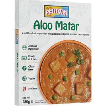 Ashoka: Brambory s hráškem v kari omáčce 280g