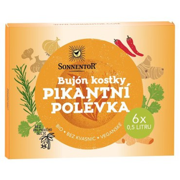 Sonnentor: Bujón kostky Pikantní polévka BIO 60g
