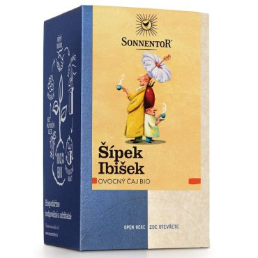 Sonnentor: Šípek - Ibišek BIO 18x3g