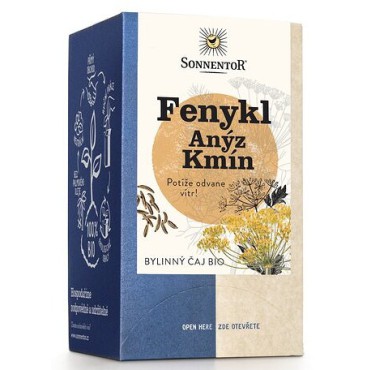 Sonnentor: Fenykl Anýz Kmín BIO 30,6g