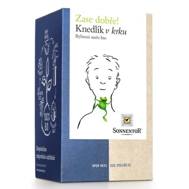 Sonnentor: Bylinný čaj Knedlík v krku 18x1,5g