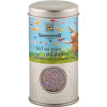 Sonnentor: Sůl na vejce od zajíce Mořská sůl s bylinkami 90g