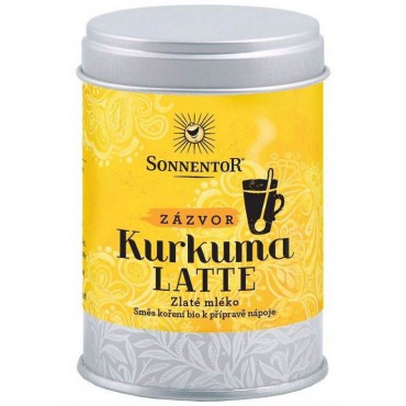 Sonnentor: Kurkuma latte zázvor dóza 60g