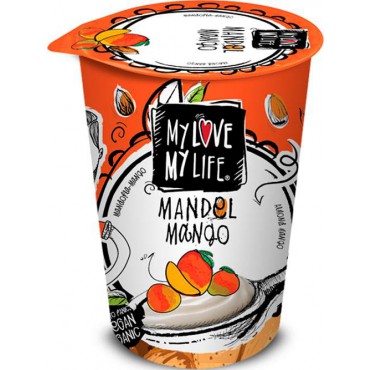 My Love My Life: Mandlový zakysaný Mango BIO 180g