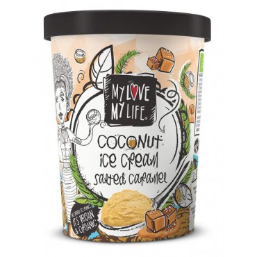 Kokosová zmrzlina se soleným karamelem BIO 500ml