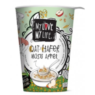 My Love My Life: Ovesný zakysaný jogurt Müsli Jablko BIO 400g